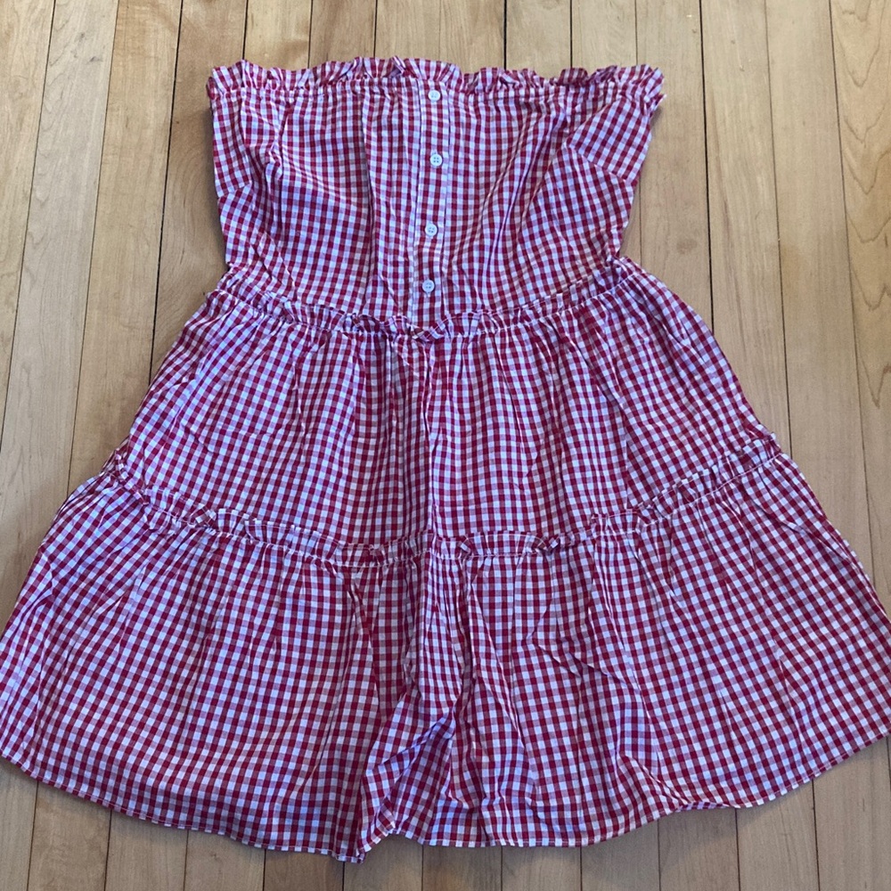Endless Rose Red and White Gingham Dress